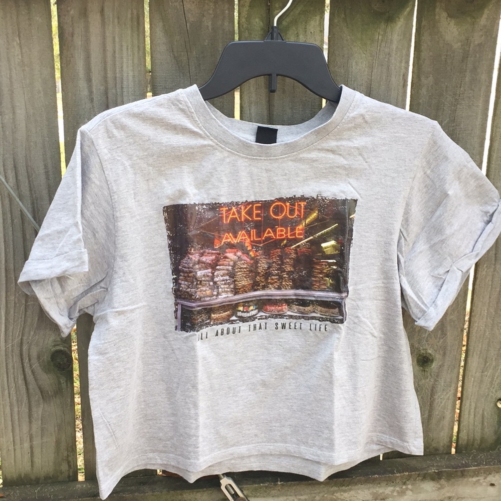 Crop Top, Sz L